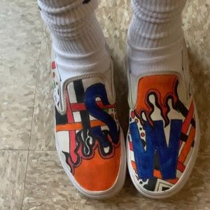 Customized Slip On Vans/Sneakers